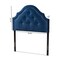 Baxton Studio Cora Royal Blue Velvet Upholstered Twin Size Headboard 154-9321 - alternate 3
